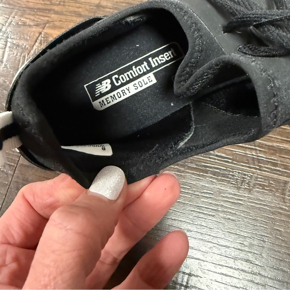 NEW BALANCE BLACK SNEAKERS MEMORY SOLE COMFORT INSERT NERGIZE SPORT - Picture 3 of 8